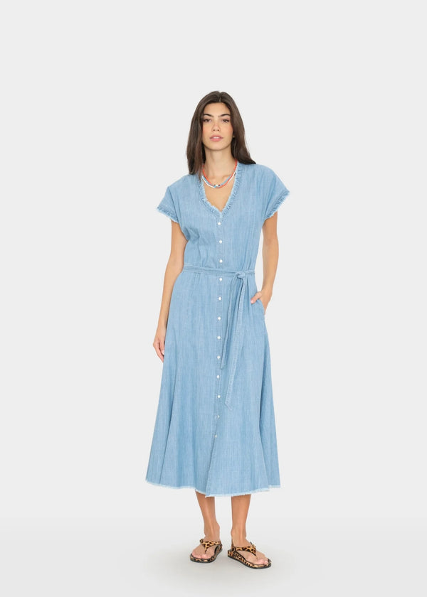 xirena denim dress Xirena Dani Dress - Blue Chip