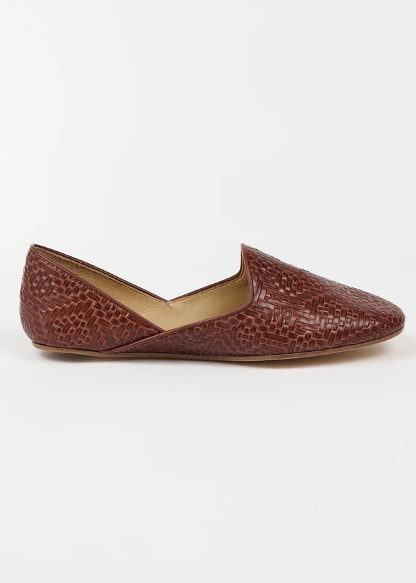 Jamie Haller Khussa Slipper Espresso – TRISH