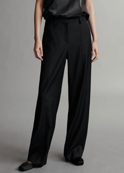 TWP Elizabeth St Pant in Superfine Tux Cloth Black