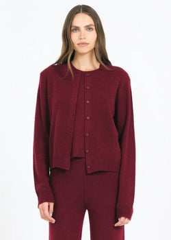 OGD Forbes Cashmere Cardigan Currant