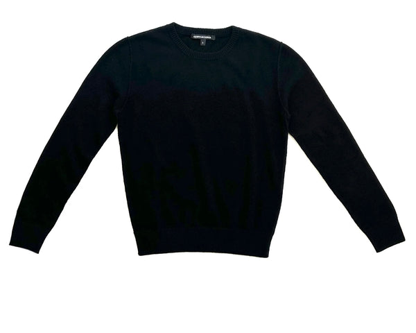 Kathryn McCarron Benny Medium-Weight Cashmere Sweater Black