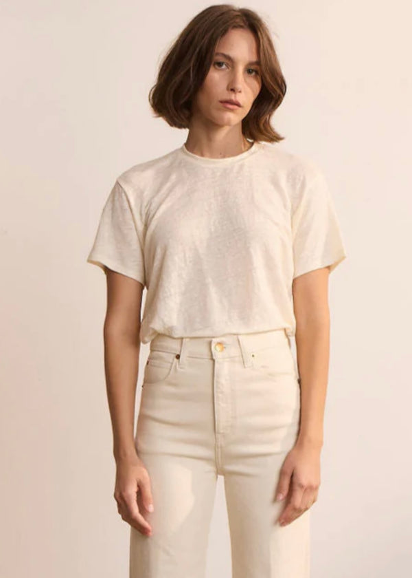 Jamie Haller Chameleon Tee Linen in Ecru