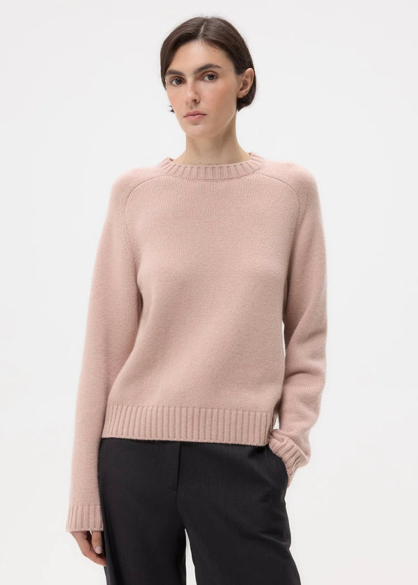 TWP New Jill Crewneck in Cashmere Blush