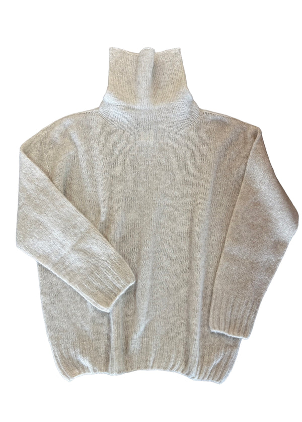 WLNS Turtleneck Oatmeal