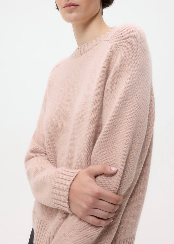 TWP New Jill Crewneck in Cashmere Blush