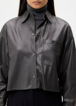 TWP Little Big Joe Shirt in Paper Leather