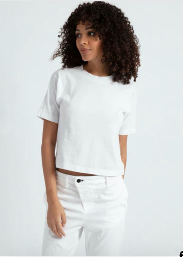 ASKK Crop Tee White