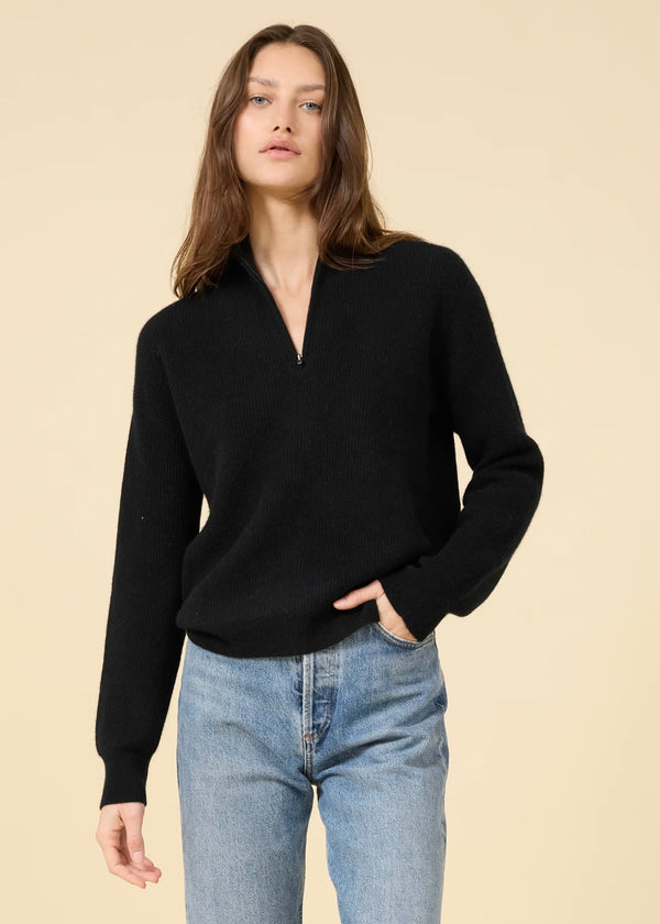 OGD Colorado Half-Zip Cashmere Pullover Black