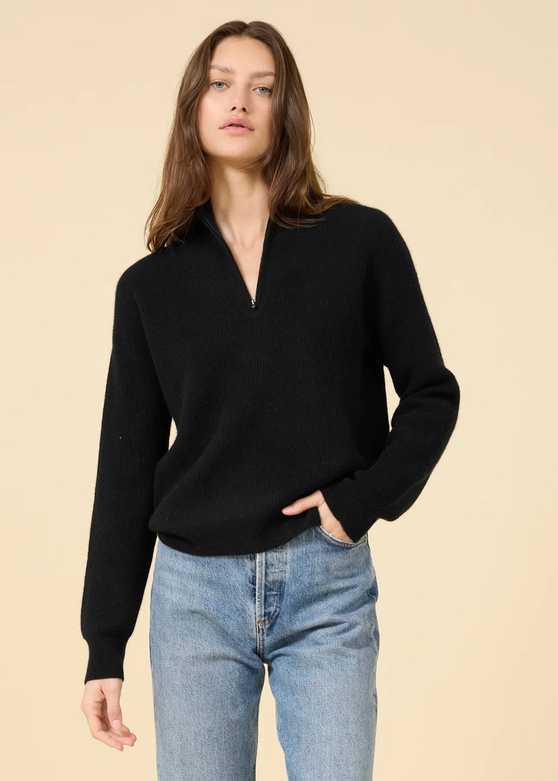 OGD Colorado Half-Zip Cashmere Pullover Black