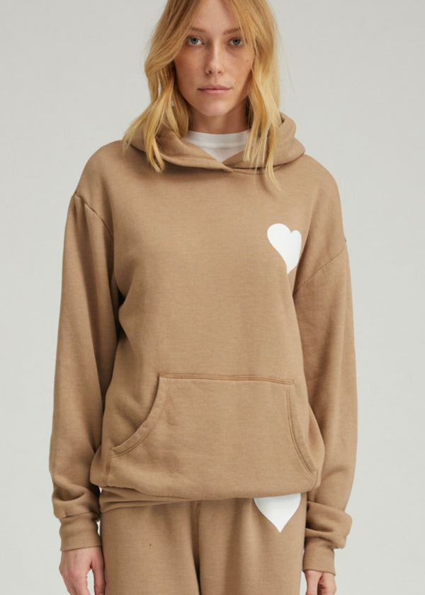 SPRWMN Heart Hoodie Latte