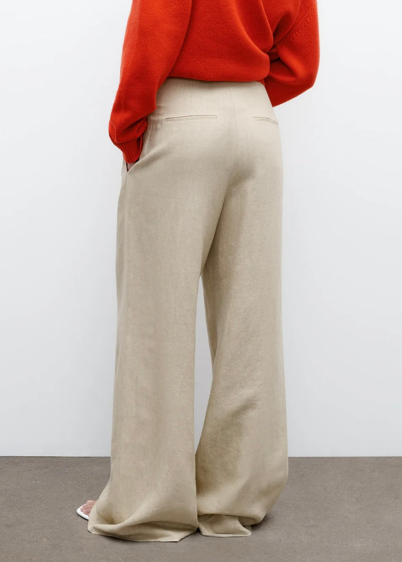 TWP Mini Pleat Trouser Safari