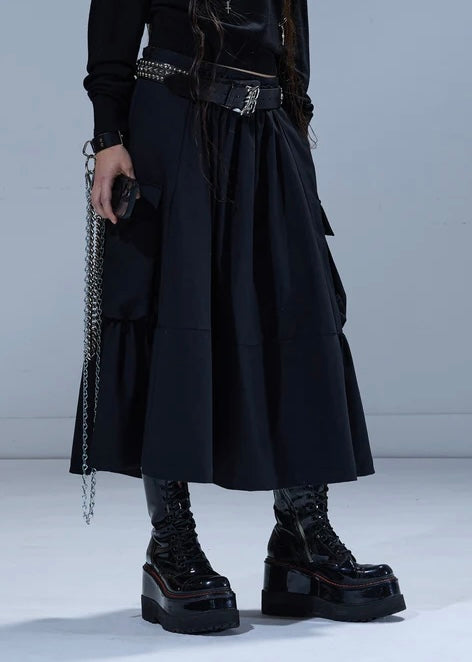 R13 Gathered Cargo Skirt