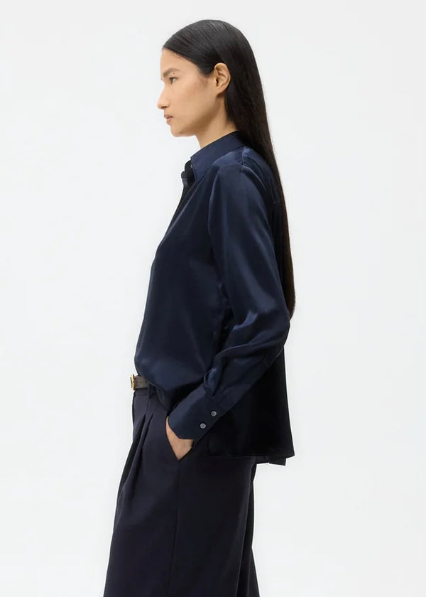 TWP Joey Shirt in Silk Midnight
