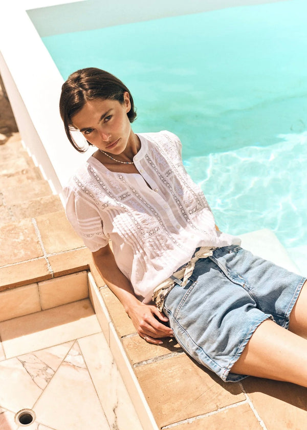 Xirena White Claudia Shirt