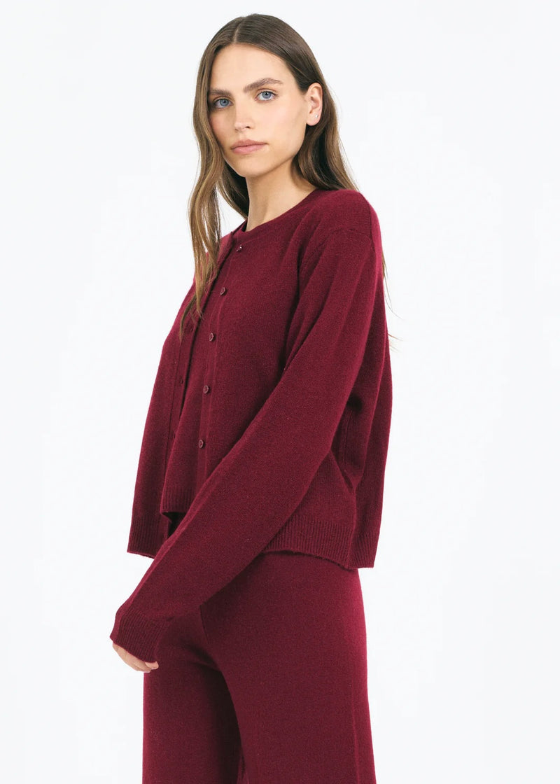 OGD Forbes Cashmere Cardigan Currant