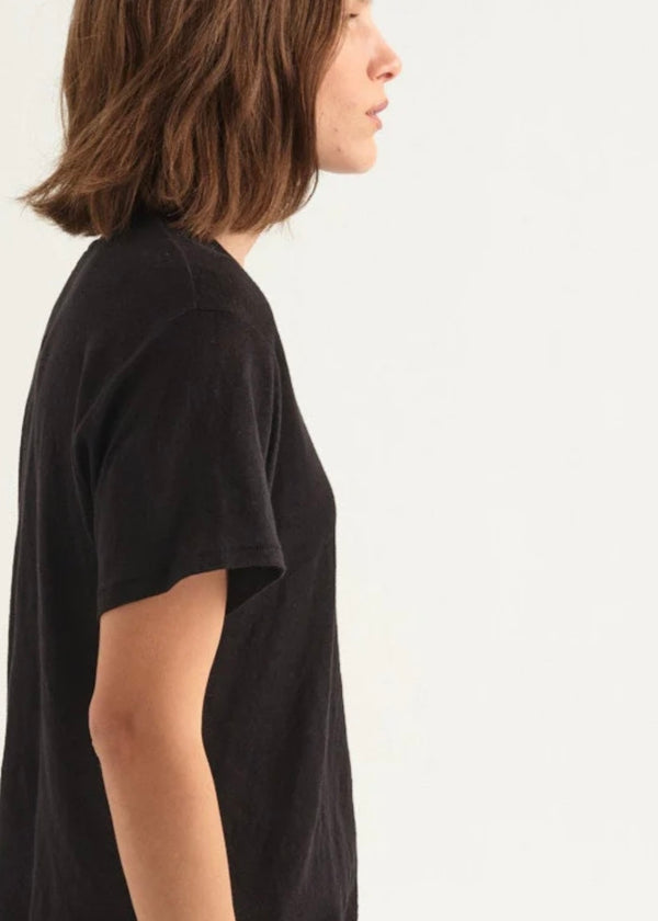 Jamie Haller Chameleon Tee Linen in Black