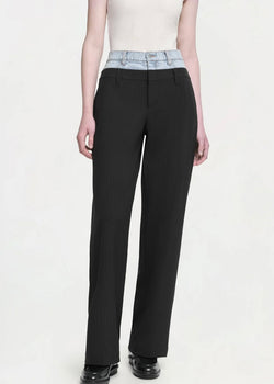 Jonathan Simkhai Ophelia Double Waisted Pant