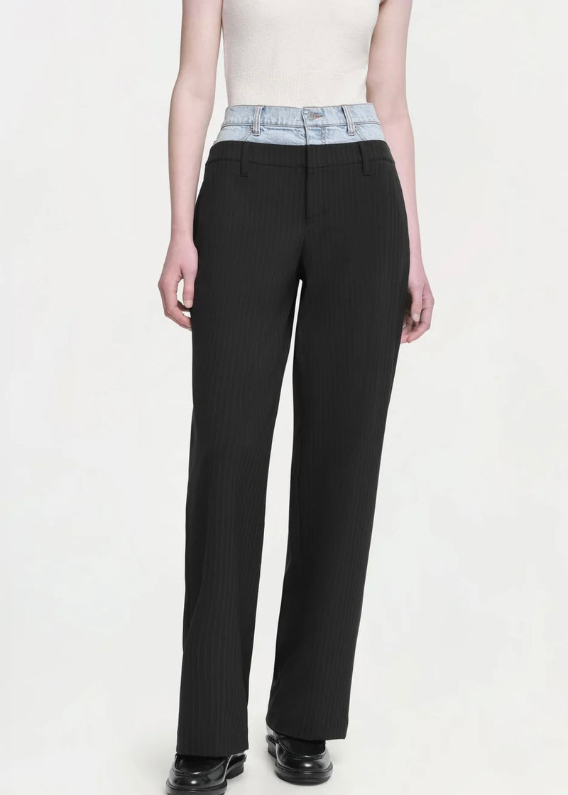 Jonathan Simkhai Ophelia Double Waisted Pant