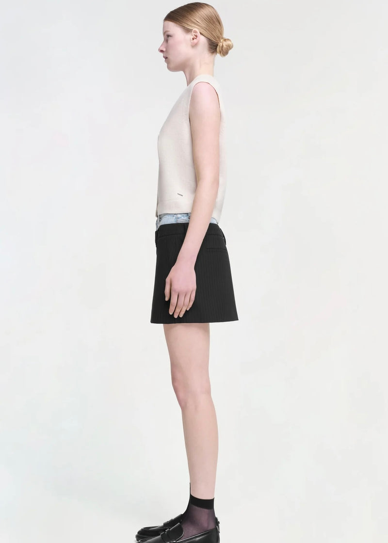 Jonathan Simkhai Rilee Double Waist Skirt