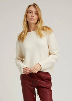 SPRWMN Chalk Heavy Cashmere Sweater