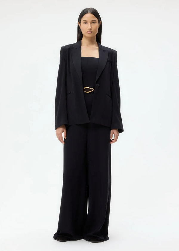 TWP Boy Blazer in Drapey Wool Crepe