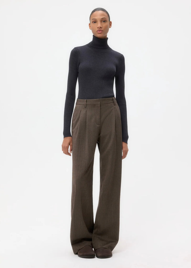 TWP Knit Turtleneck in Merino Wool Black