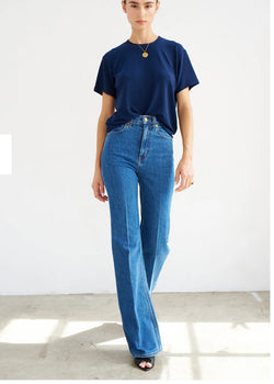 Jamie Haller Crease Jean Stone