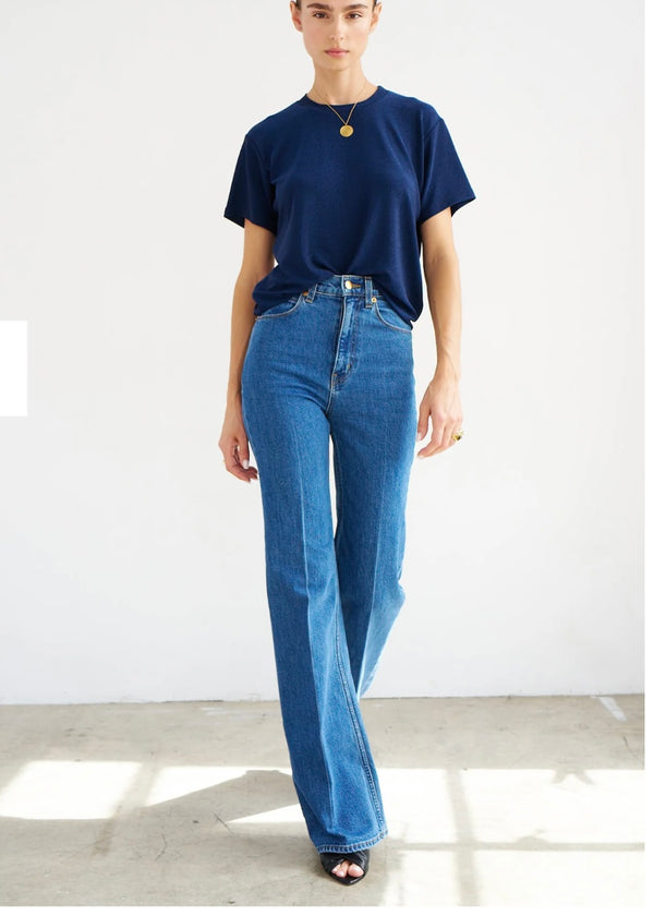 Jamie Haller Crease Jean Stone
