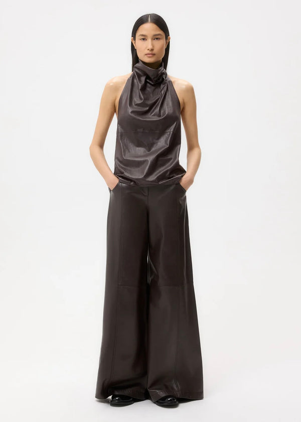 TWP Friday Night Top in Paper Leather
