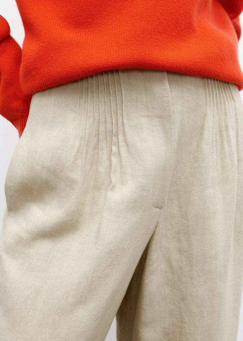 TWP Mini Pleat Trouser Safari