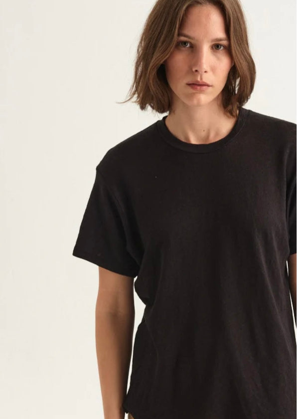 Jamie Haller Chameleon Tee Linen in Black