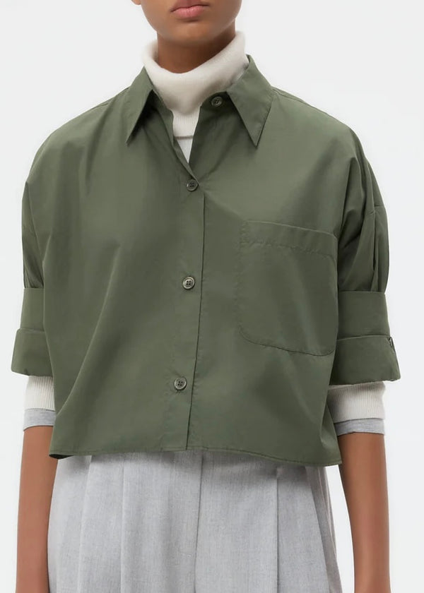 TWP Next Ex Shirt in Superfine Cotton Duffle Bag