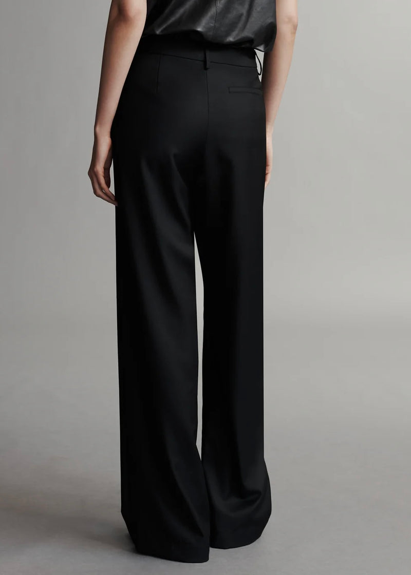 TWP Elizabeth St Pant in Superfine Tux Cloth Black