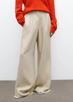 TWP Mini Pleat Trouser Safari