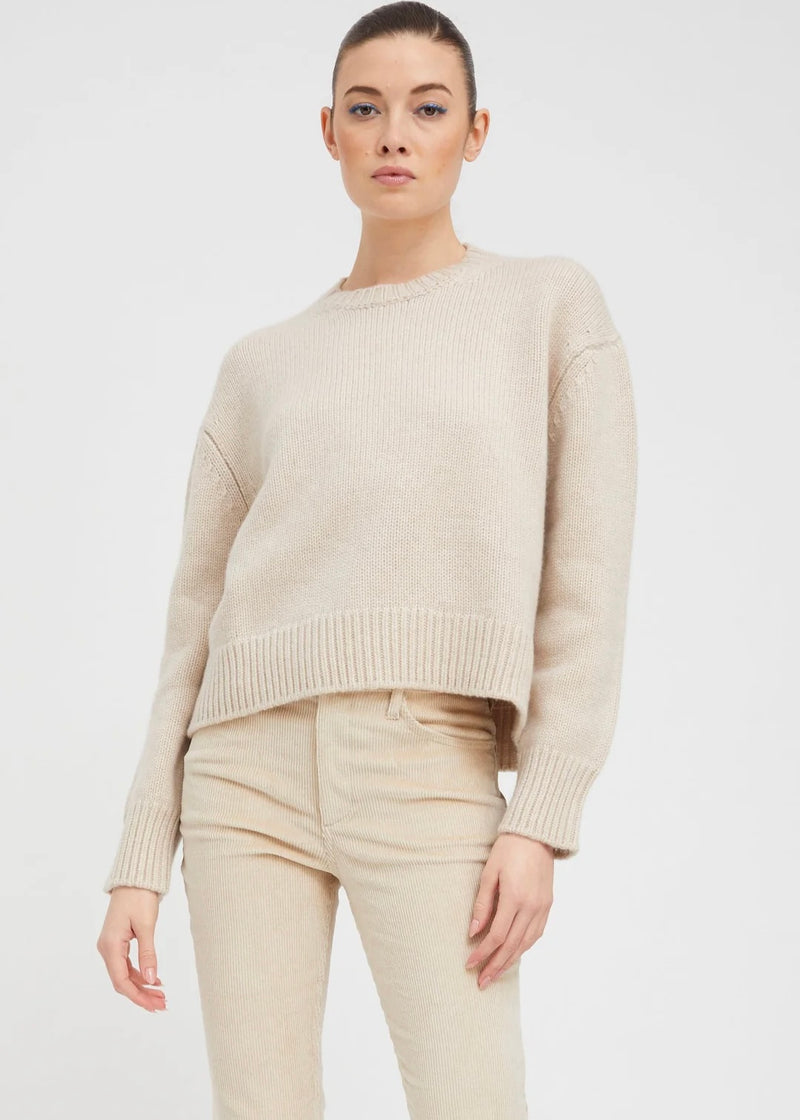 SPRWMN Oat Heavy Cashmere Sweater