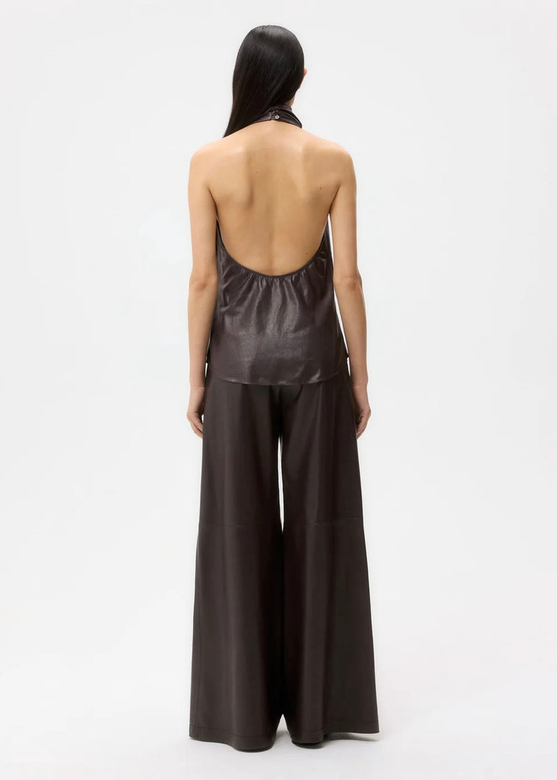 TWP Friday Night Top in Paper Leather