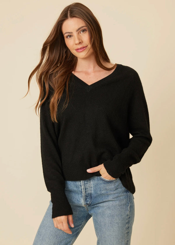 OGD Sloane Cashmere V-Neck Black