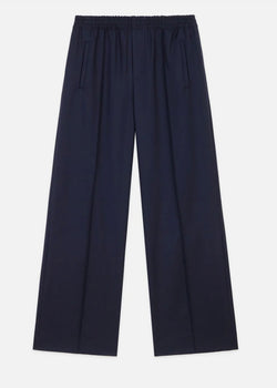 WE AR4 The Prep Trouser in Navy Pinstripe