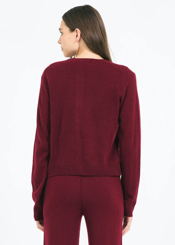 OGD Forbes Cashmere Cardigan Currant