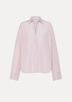 Forte Forte Polo Shirt in Taffeta Oyster