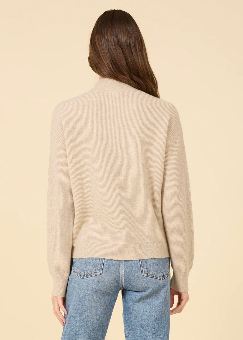 OGD Colorado Half-Zip Cashmere Pullover Oatmeal