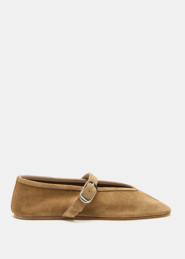 Le Monde Beryl Stella Slipper Suede Taupe
