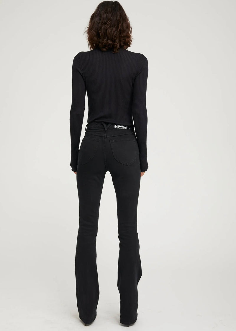 SPRWMN Black Cashmere Henley