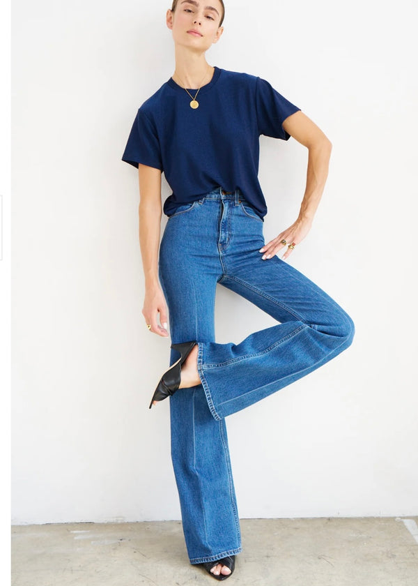 Jamie Haller Crease Jean Stone