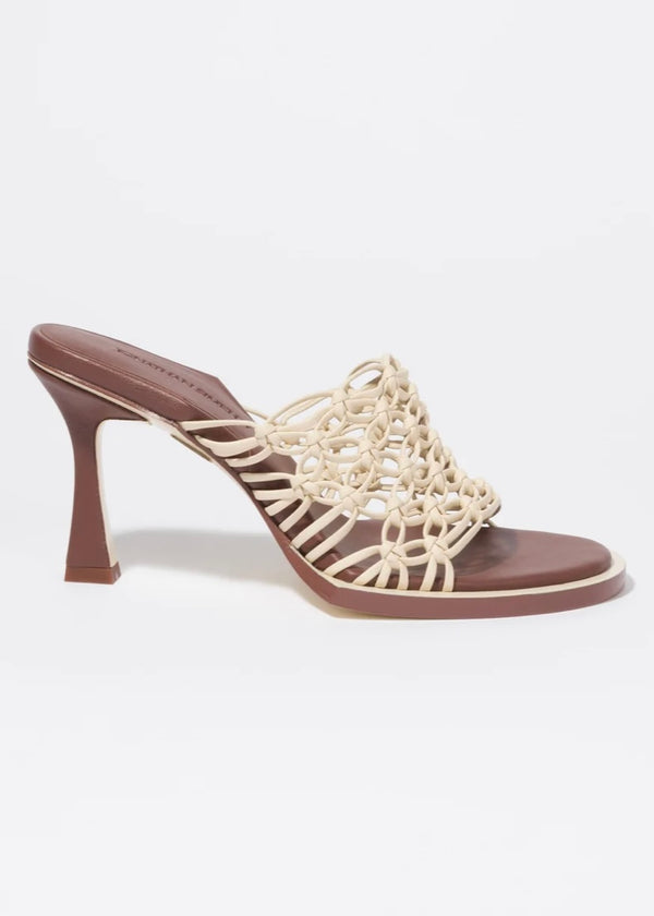 Simkhai Theo Heeled Mule Bleached Sand